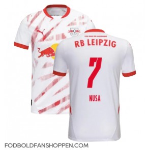 RB Leipzig Antonio Nusa #7 Hjemmebanetrøje 2024-25 Kortærmet